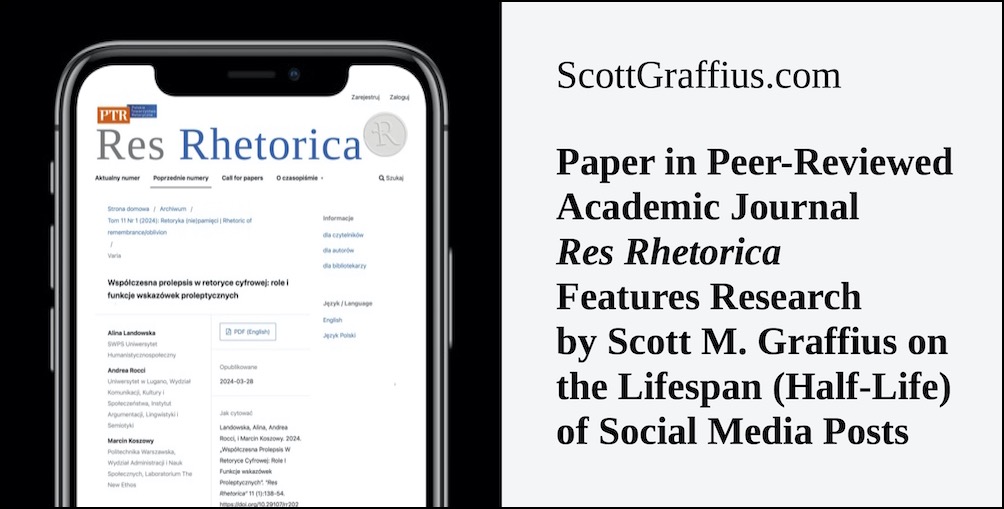 Paper in Academic Journal Res Rhetorica Featured Research by Scott M Graffius - rev May 9 2024 - LwRes
